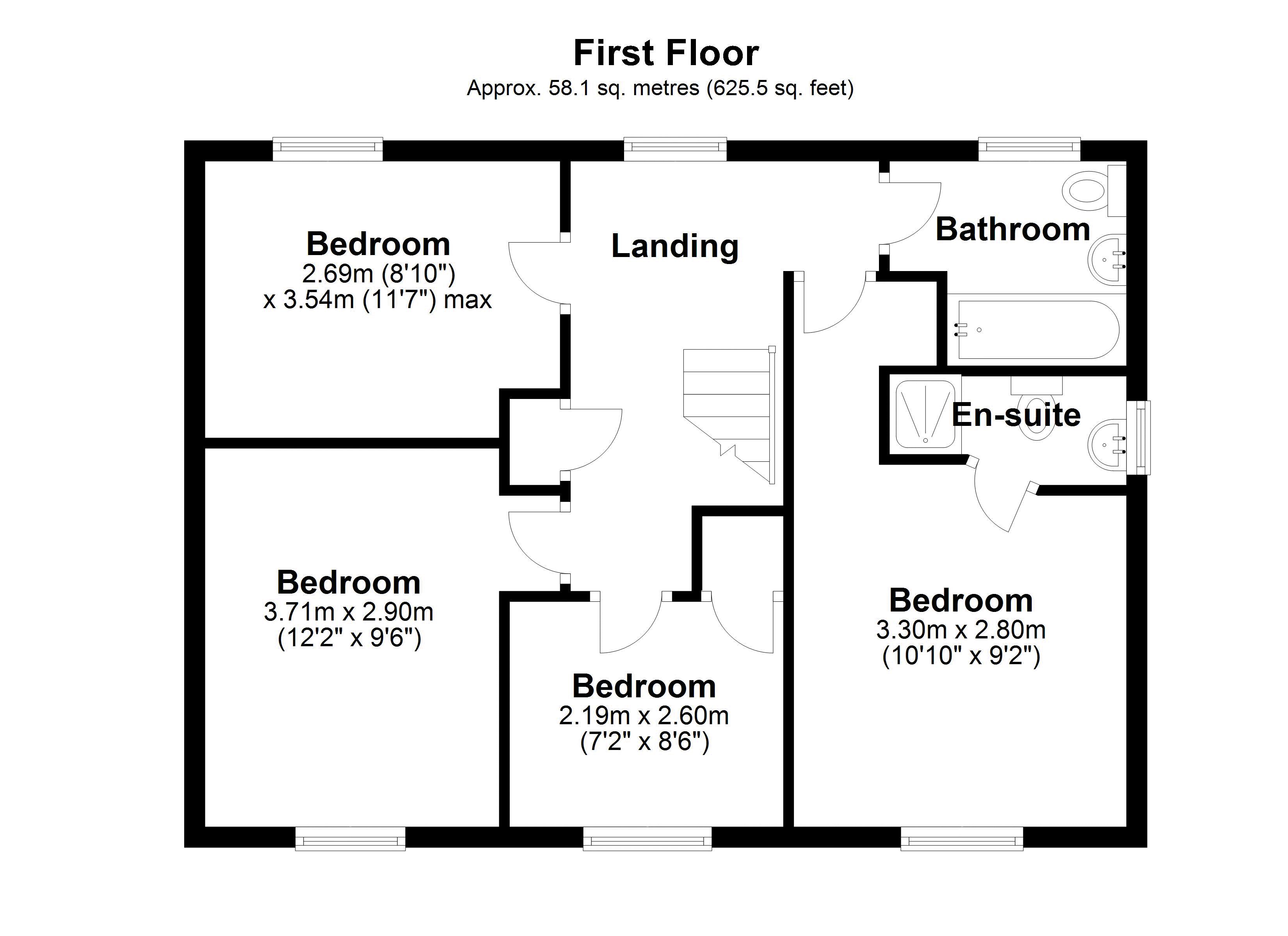 The Tallows first floor plan